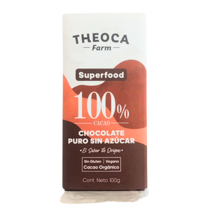 CHOCOLATE THEOCA 50G 100% SIN AZUCAR