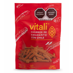 CHURROS AMARANTO C/CHILE VITALI  50G