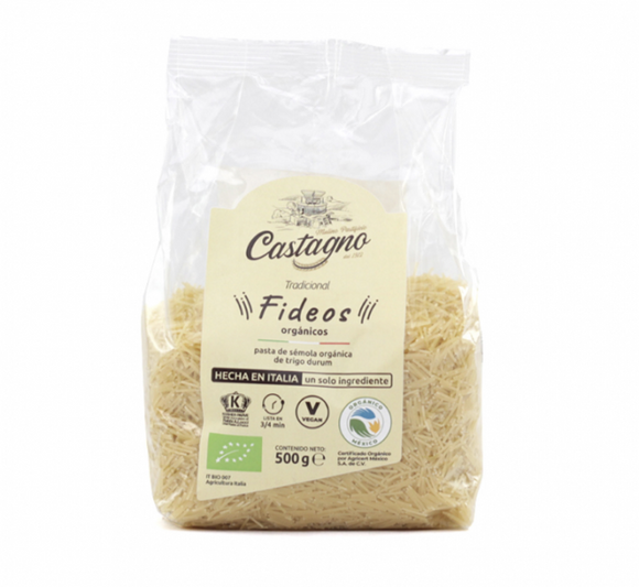 FIDEOS TRIGO DURO CASTAGNO 500G