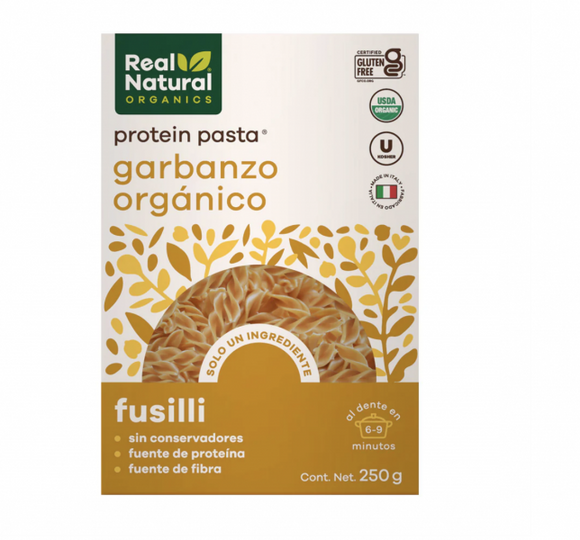 FUSILLI REAL NAT GARBANZO ORG 250G