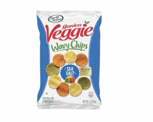 GARDEN VEGGIE WAVY CHIPS SAL DE MAR 28G