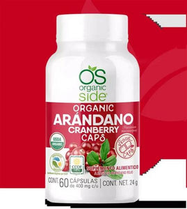 ARANDANO CRANBERRY 60 CAPS ORGANIC SIDE