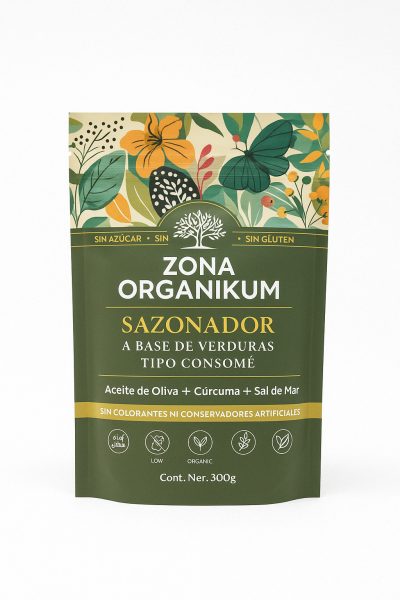SAZONADOR DE VERDURAS C/ACEITE OLIVA ORGANIKUM 300G