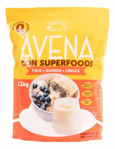 AVENA SUPERFOODS CHIA, LINAZA, QUINOA 1K MOLINOS DEL SOL