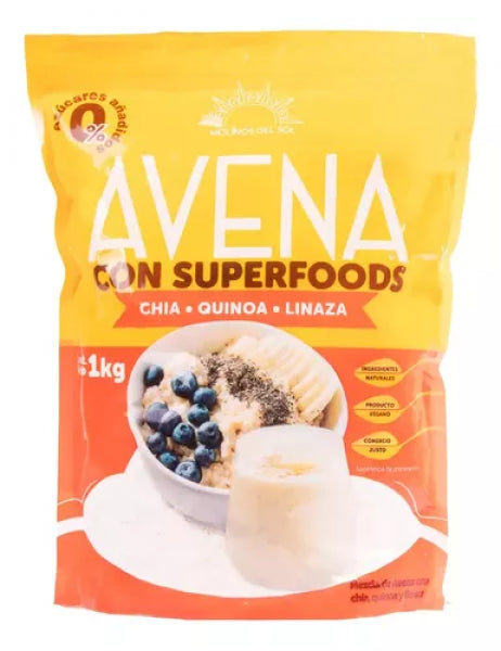 AVENA SUPERFOODS CHIA, LINAZA, QUINOA 1K MOLINOS DEL SOL