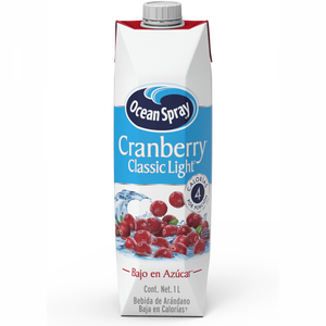BEBIDA DE ARANDANO OCEAN SPRAY CLASSIC LIGHT 1LT