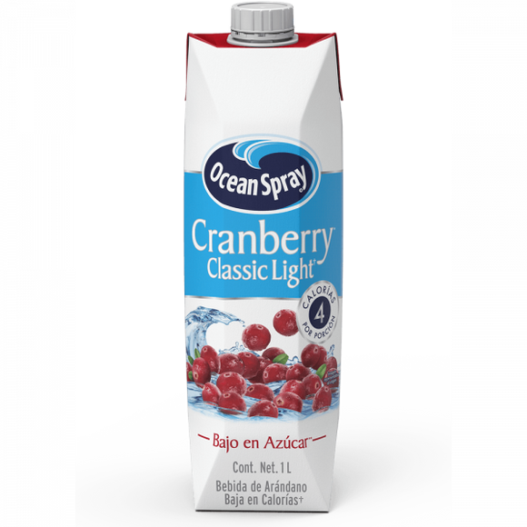 BEBIDA DE ARANDANO OCEAN SPRAY CLASSIC LIGHT 1LT