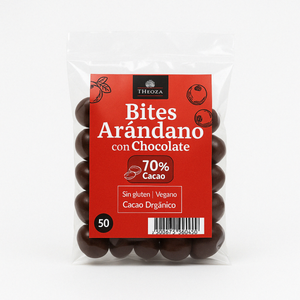 BITES THEOCA ARANDANO CHOCOLATE 70% 50G