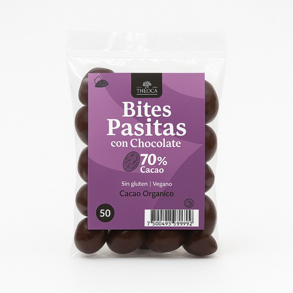 BITES THEOCA PASAS CHOCOLATE 70% 50G