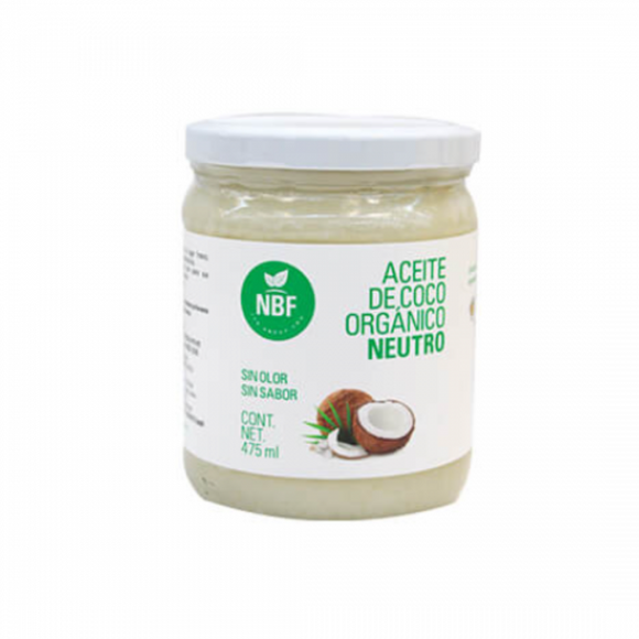 ACEITE DE COCO NBF ORG NEUTRO 475 ML