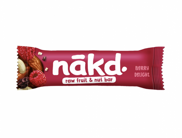 BARRA DE FRUTA Y NUEZ BERRY DELIGHT NAKD