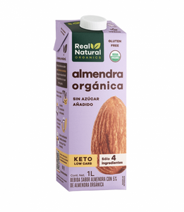 BEBIDA DE ALMENDRA ORGANICA 1 LT. REAL NATURAL