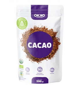 CACAO EN POLVO PURO ORGANICO 200G OKKO